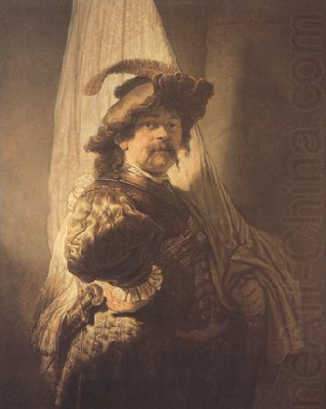 REMBRANDT Harmenszoon van Rijn The Standard-earer (mk33) china oil painting image